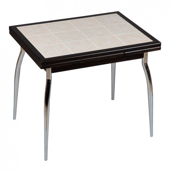 стол с плиткой на металлическом каркасе