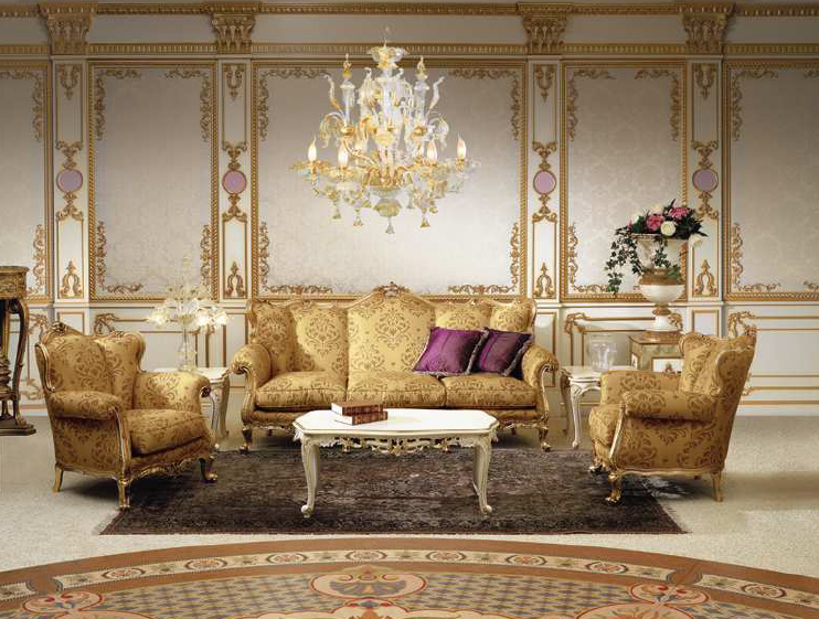Сходства и различия стилей барокко и рококо: фотографии роскошных гостиных и полезные советы с практическими рекомендациями по оформлению зала